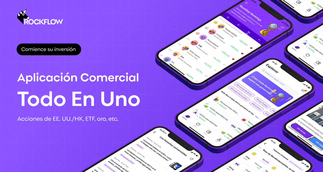 Llega RockFlow, la compañía fintech de IA que facilita el trading para todos