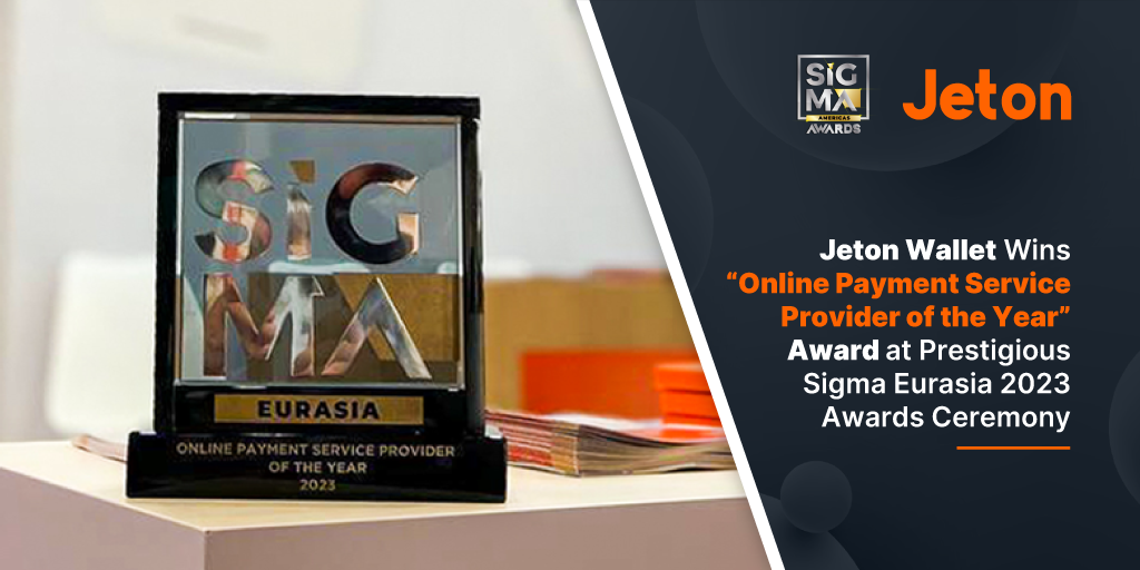 Jeton Wallet Wins "Online Payment Service Provider of the Year" Award